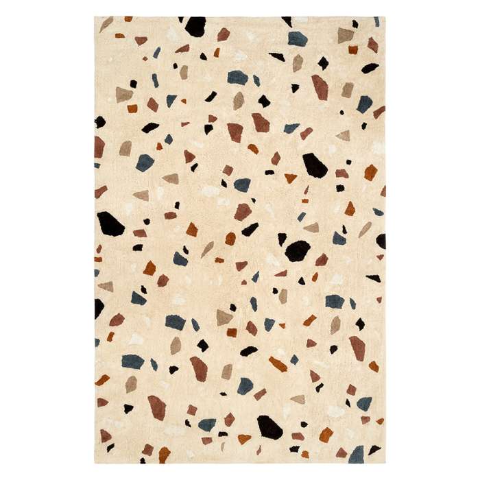 Ковер из хлопка terrazzo poetry из коллекции ethnic, 200х300 см Tkano TK25-DR0048