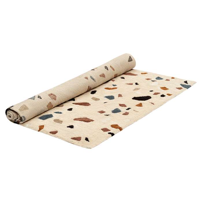 Ковер из хлопка terrazzo poetry из коллекции ethnic, 200х300 см Tkano TK25-DR0048