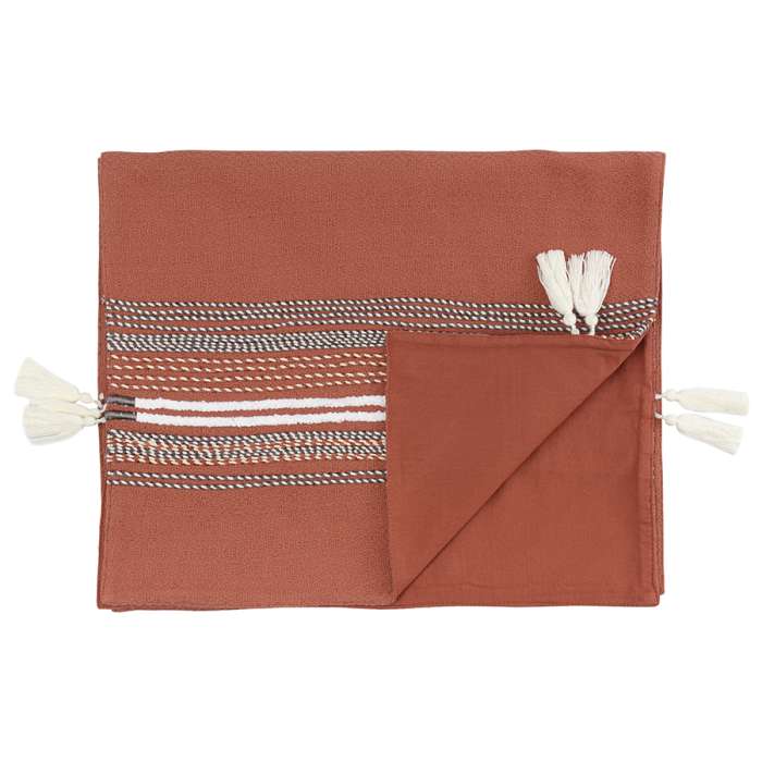 Дорожка на стол с вышивкой braids из коллекции ethnic, 45х150 см Tkano TK23-TR0002
