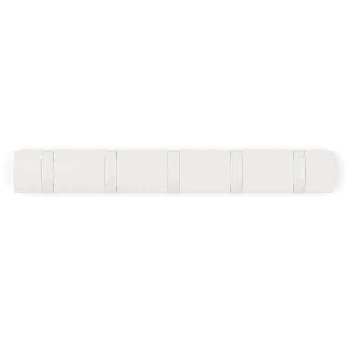 Вешалка настенная flip, 50,8 см, белая/белая, 5 крючков UMBRA 318850-1338