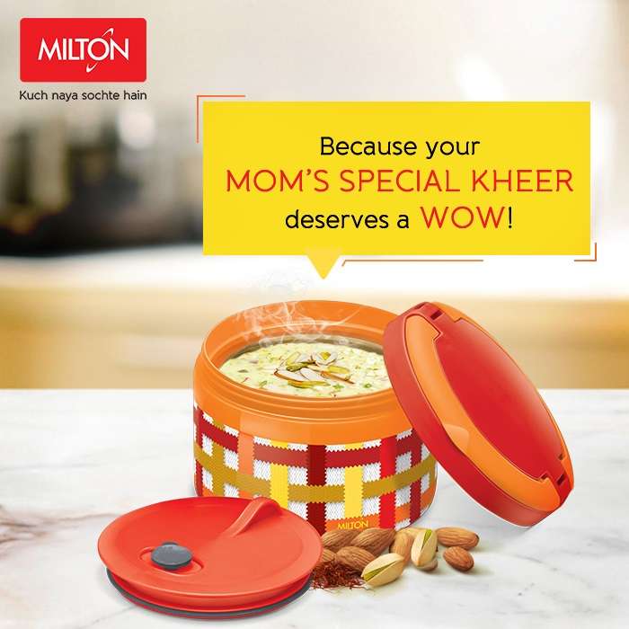 Термо ланч-бокс Microwow Tiffin Pro 2, 0,48 л, Orange MILTON MM45123-OR