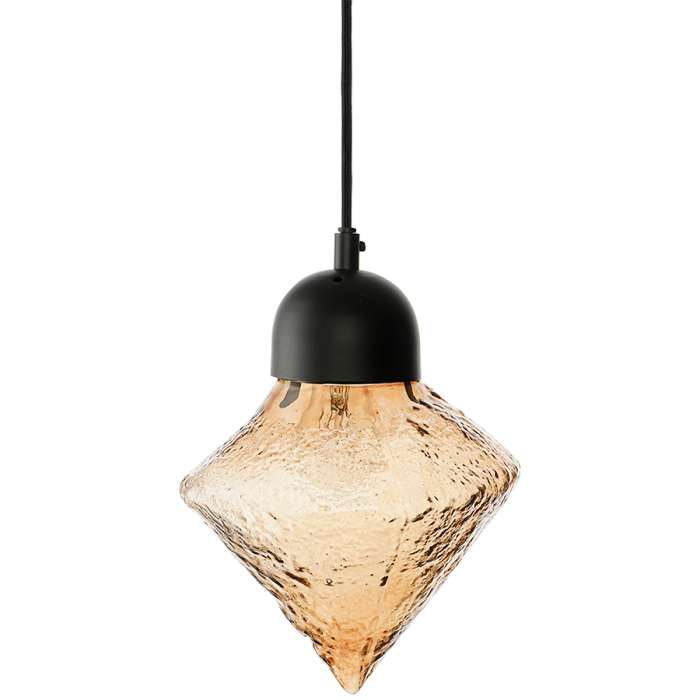 Светильник подвесной frozen light, D20 см, янтарный Bergenson Bjorn BB0000552