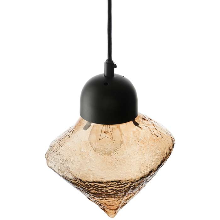 Светильник подвесной frozen light, D20 см, янтарный Bergenson Bjorn BB0000552