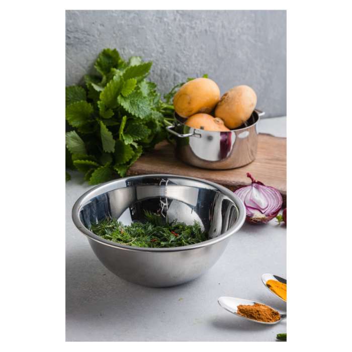 Миска для смешивания Weis 2 л, d22 см, сталь нержавеющая W-25222