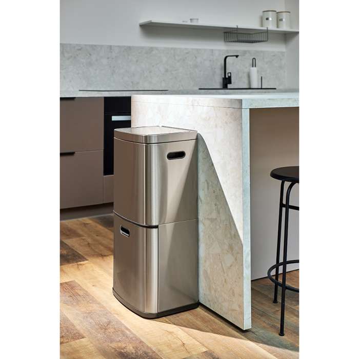 Контейнер мусорный с 2-мя отделениями smart bin, сенсорный, 60 л Smart Solutions SS0000250