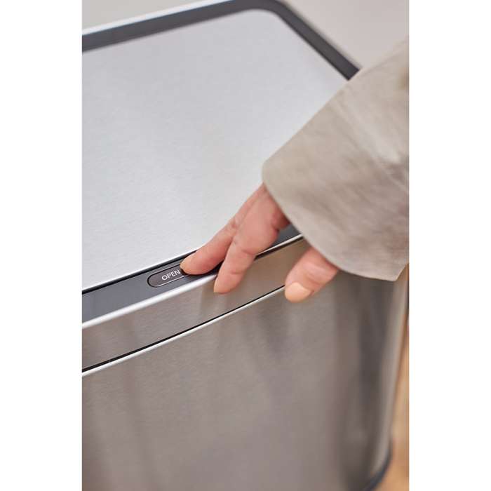 Контейнер мусорный с 2-мя отделениями smart bin, сенсорный, 60 л Smart Solutions SS0000250