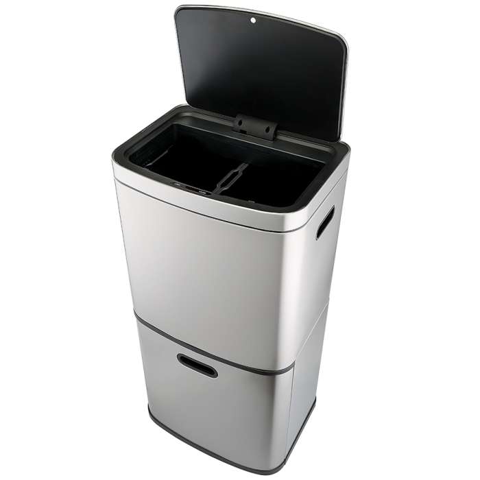 Контейнер мусорный с 2-мя отделениями smart bin, сенсорный, 60 л Smart Solutions SS0000250