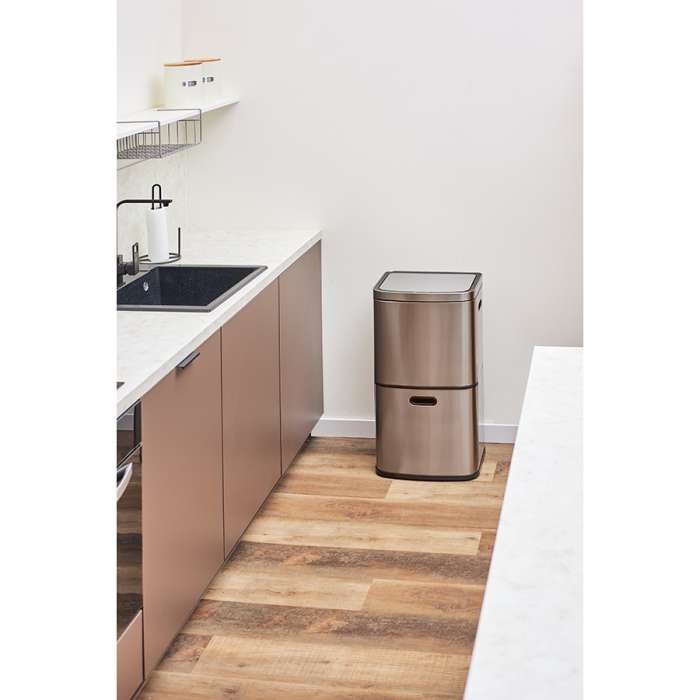 Контейнер мусорный с 2-мя отделениями smart bin, сенсорный, 60 л Smart Solutions SS0000250