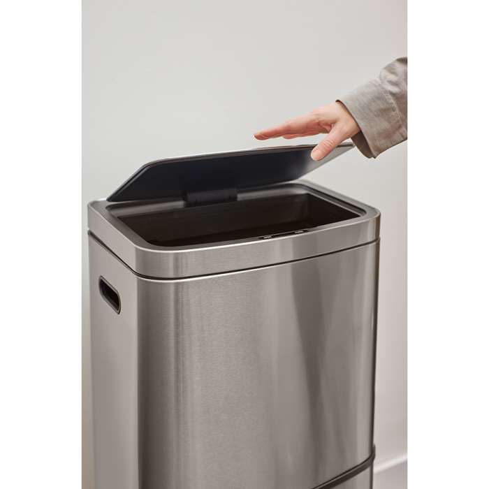 Контейнер мусорный с 2-мя отделениями smart bin, сенсорный, 60 л Smart Solutions SS0000250