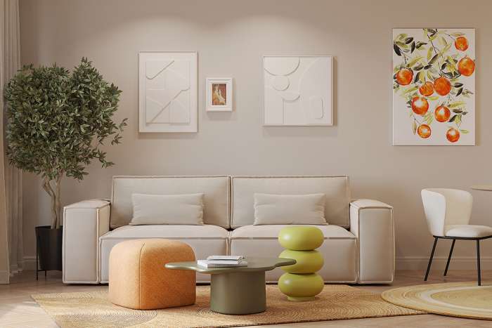 Панно декоративное с эффектом 3d minimalism bubble, 60х60 см Bergenson Bjorn BB0000961