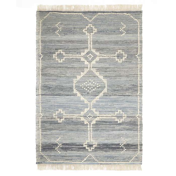 Ковер из шерсти и денима jammu из коллекции ethnic, 120х180см Tkano TK23-DR0035