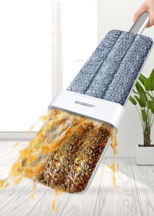 Швабра с вертикальным отжимом на ручке BOOMJOY JY8142