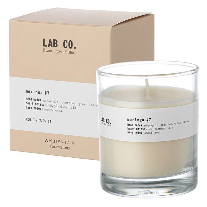 Свеча ароматическая lab co, moringa, 40 ч Ambientair VV040MRLB