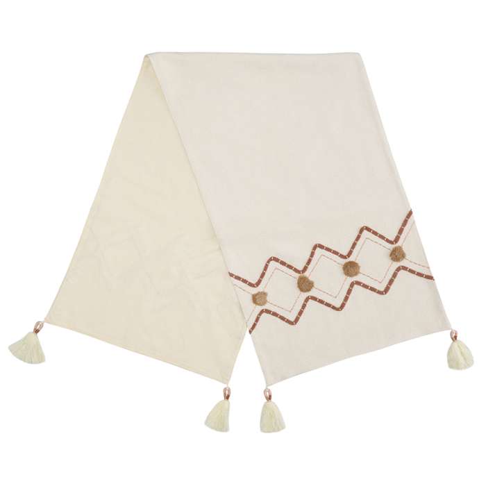 Дорожка на стол с вышивкой geometry из коллекции ethnic, 45х150 см Tkano TK23-TR0001
