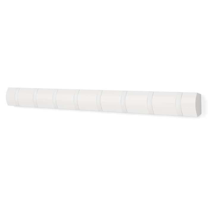 Вешалка настенная flip, 81 см, 8 крючков, белая UMBRA 318858-1338