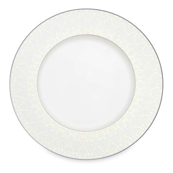 Тарелка обеденная Narumi Аврора жемчуг 27 см, фарфор костяной