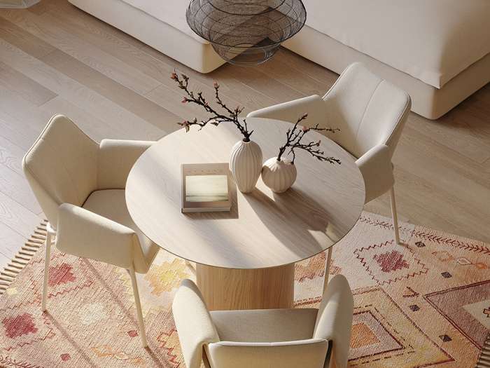 Стул aline, шенилл, светло-серый Bergenson Bjorn FH-ALN-ARMCH-PL-LGR