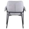 Стул aline, шенилл, светло-серый Bergenson Bjorn FH-ALN-ARMCH-PL-LGR