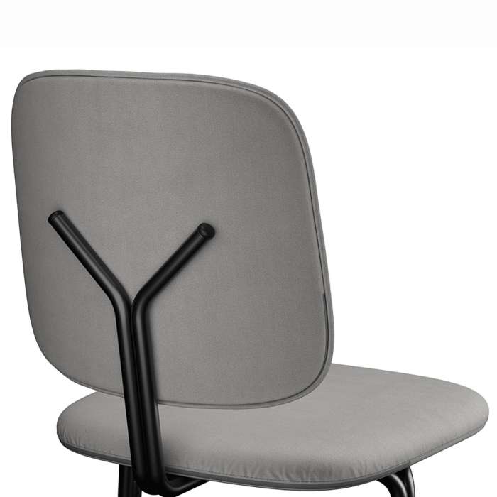 Стул ror, y, велюр, черный/серо-голубой/розовый LATITUDE RORCHYBKVLRGRBLPK