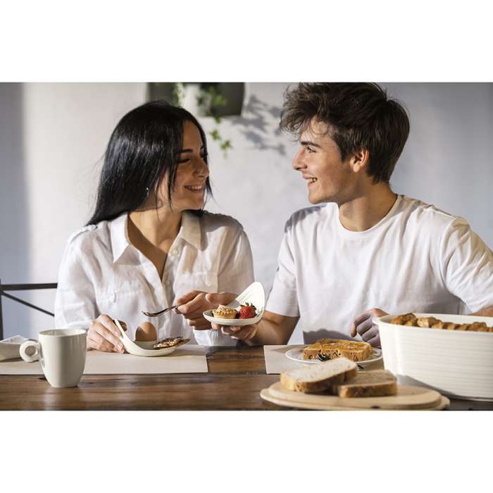 Хлебница с бамбуковой крышкой tierra, 3 л, молочная Guzzini 197300156