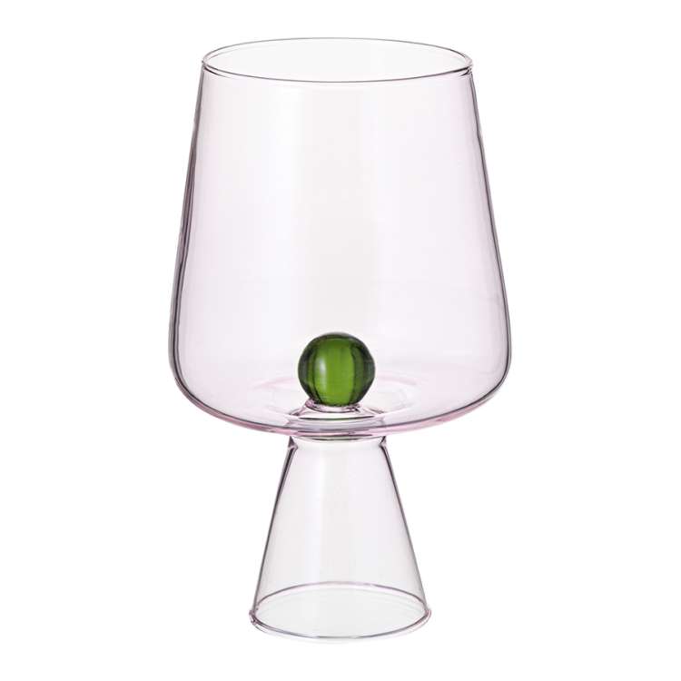Бокал для вина orb, 400 мл, розовый/зеленый Liberty Jones LJ0000339