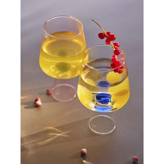 Бокал для вина orb, 400 мл, розовый/зеленый Liberty Jones LJ0000339