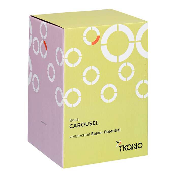 Ваза carousel из коллекции easter essential Tkano TK25-DEC-VA0003