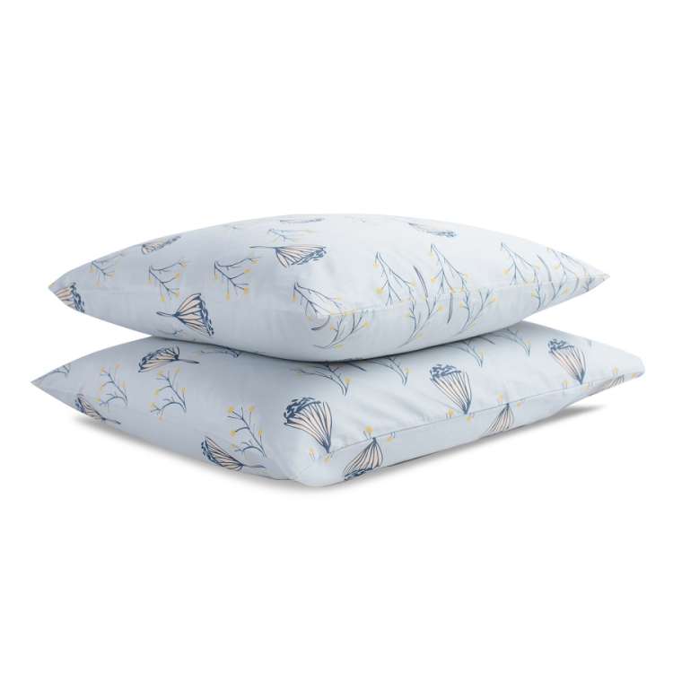 Набор из двух наволочек из сатина с принтом Полевые цветы russian north, 70х70 см Tkano TK18-PC0034