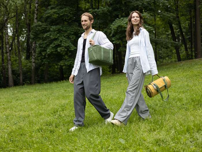 Термосумка для пикника smart picnic, l, темно-зеленая Smart Solutions SS0000310