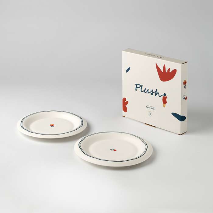 Набор тарелок plush, sunny bells, D21 см, 2 шт. Liberty Jones LJ0000520