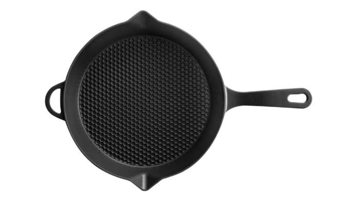 Сковорода Elegance d28 см, чугун, черная VOEUX VOX-8683642549155