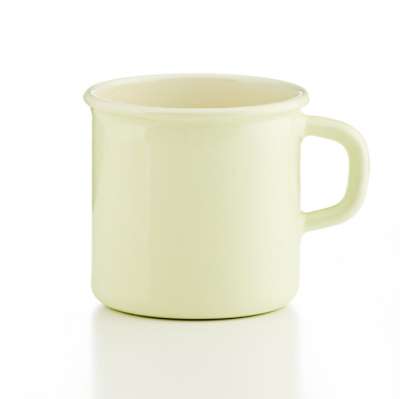 Кружка цилиндрическая 8 см, 0,375 л, пастель золотисто-жёлтый, PASTELL RIESS 0221-006