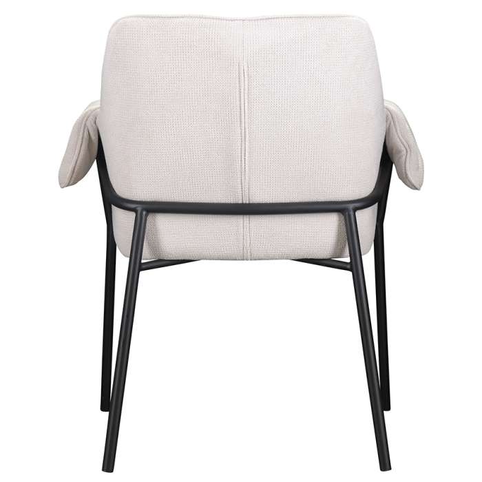 Стул aline, шенилл, молочный Bergenson Bjorn FH-ALN-ARMCH-PL-BG