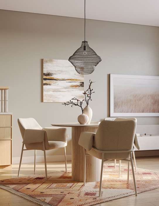 Стул aline, шенилл, молочный Bergenson Bjorn FH-ALN-ARMCH-PL-BG