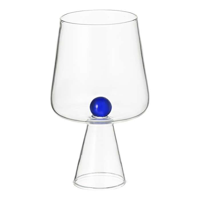 Бокал для вина orb, 400 мл, прозрачный/синий Liberty Jones LJ0000340