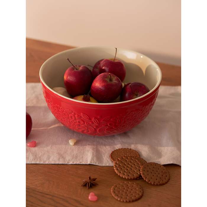 Миска для смешивания birds of paradise, 4,2 л, красная Liberty Jones LJ0000210