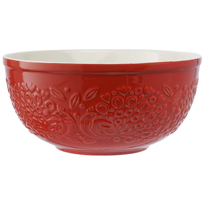 Миска для смешивания birds of paradise, 4,2 л, красная Liberty Jones LJ0000210