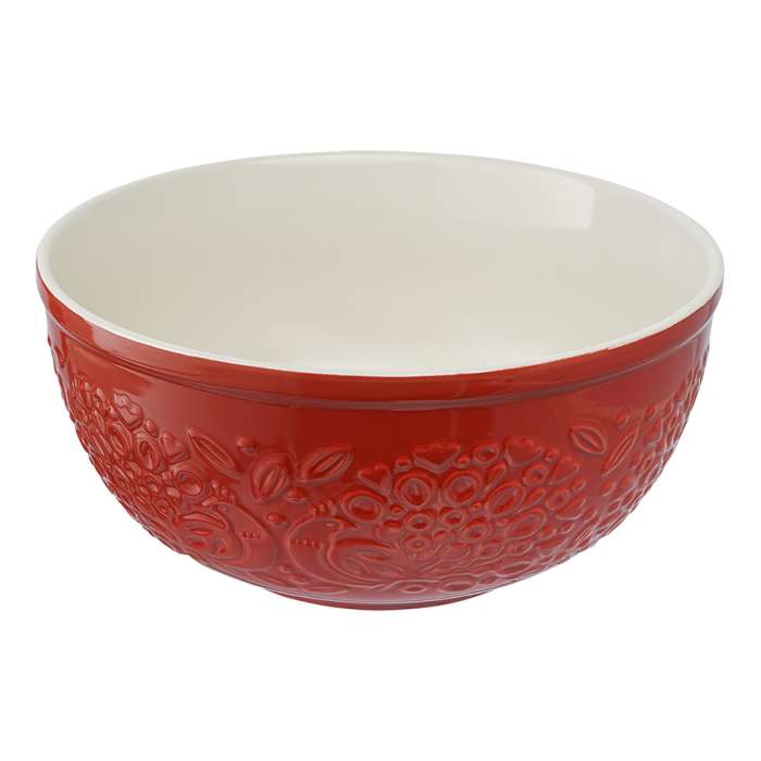 Миска для смешивания birds of paradise, 4,2 л, красная Liberty Jones LJ0000210