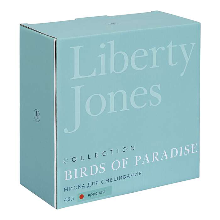 Миска для смешивания birds of paradise, 4,2 л, красная Liberty Jones LJ0000210