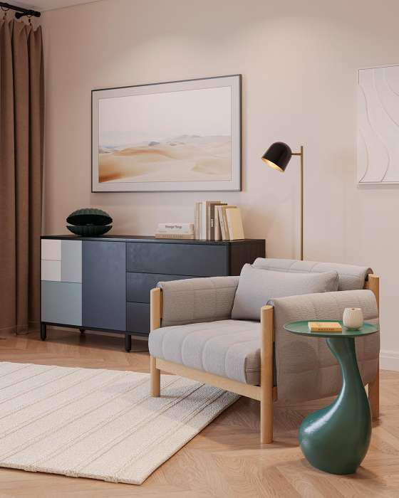 Ковер из шерсти panaji из коллекции ethnic, 160х230см Tkano TK23-DR0044