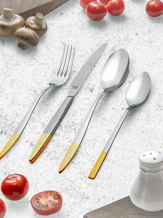 Набор столовых приборов MERCURY GOLD 18 шт HISAR H55332