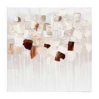 Панно декоративное fleur, 60х60 см, бежевое Bergenson Bjorn BB0000963