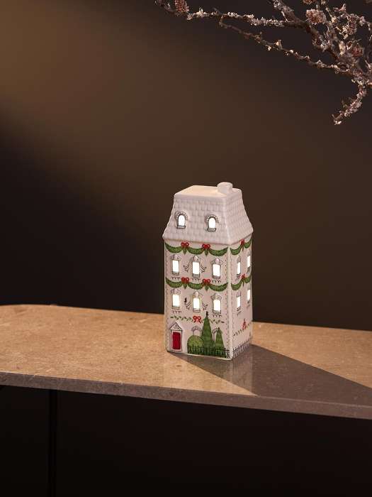 Домик с подсветкой olgod из коллекции new year essential, 22см Tkano TK25-NY_LH0006