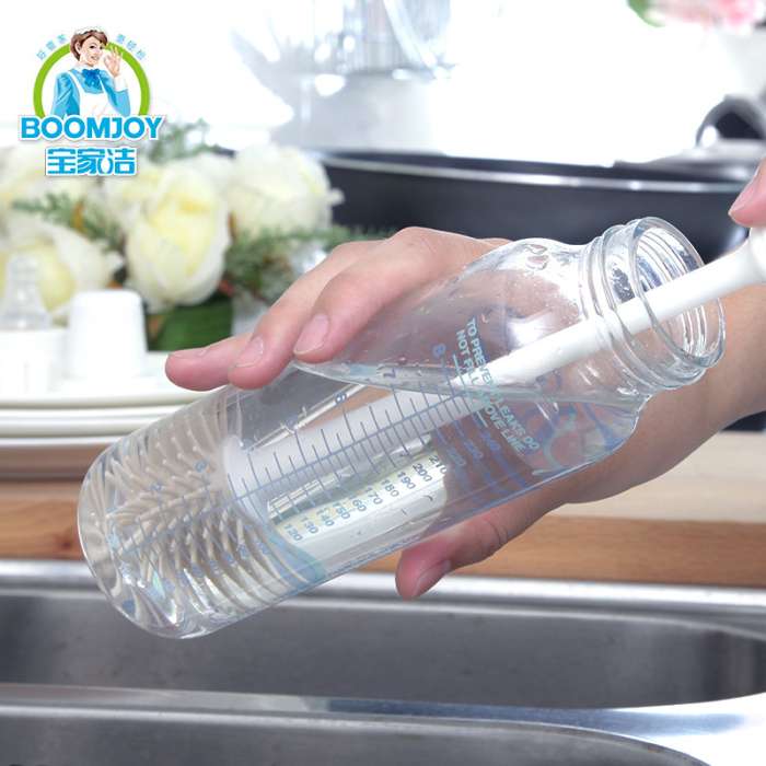 Мини щетка-ёрш для узких бутылок, ваз и декантеров BOOMJOY JY8874