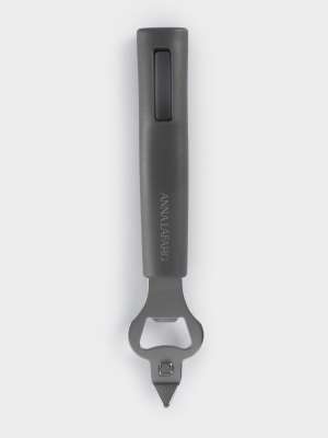Открывалка для бутылок, 20 см, металл/пластик, графитовая, Multi ANNA LAFARG ANLAF-KT242008B-9