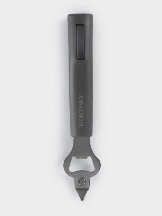 Открывалка для бутылок, 20 см, металл/пластик, графитовая, Multi ANNA LAFARG ANLAF-KT242008B-9