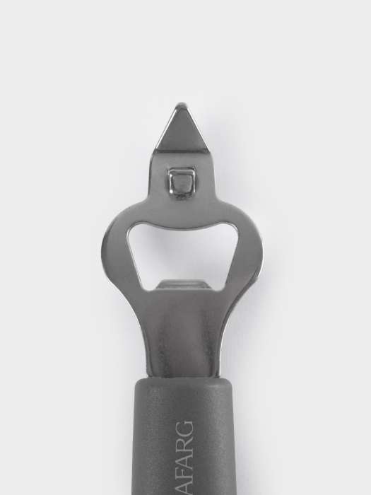 Открывалка для бутылок, 20 см, металл/пластик, графитовая, Multi ANNA LAFARG ANLAF-KT242008B-9