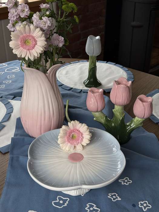 Подсвечник floret для трех свечей из коллекции blossom, 20 см Tkano TK26-DEC-CNH0003