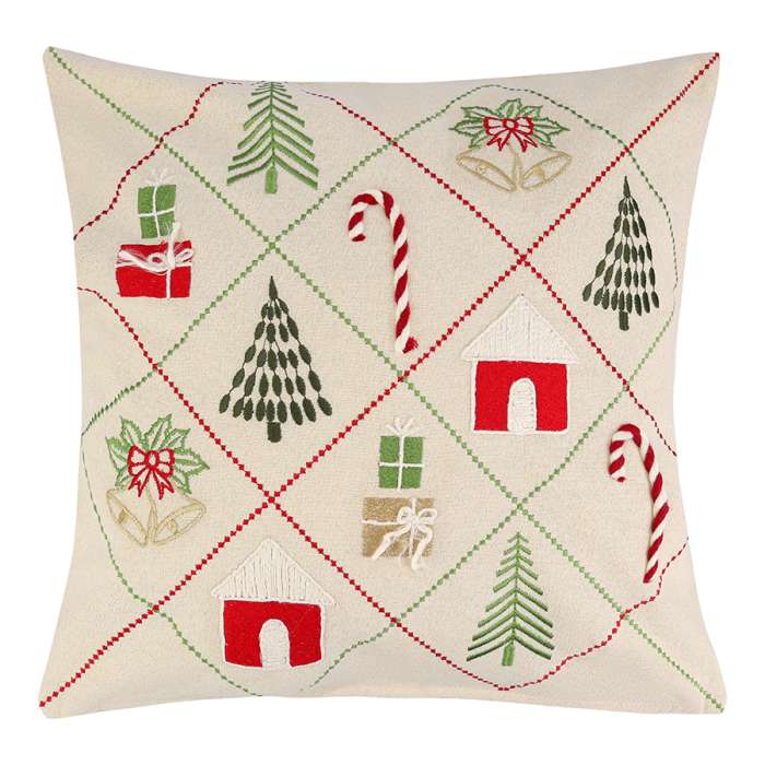 Чехол на подушку christmas dreams из коллекции new year essential, 45х45 см Tkano TK25-CC0021