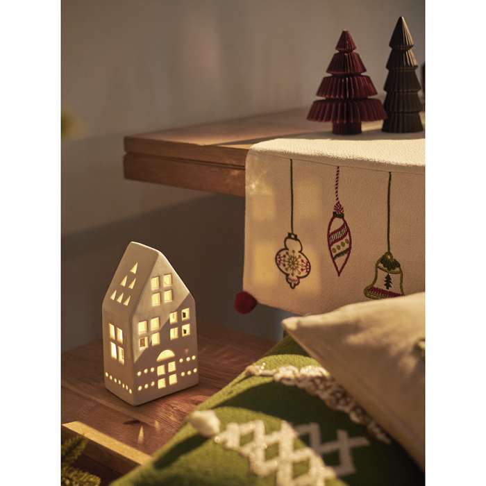Дорожка с вышивкой christmas decorations из коллекции new year essential, 45х150 см Tkano TK23-TR0003